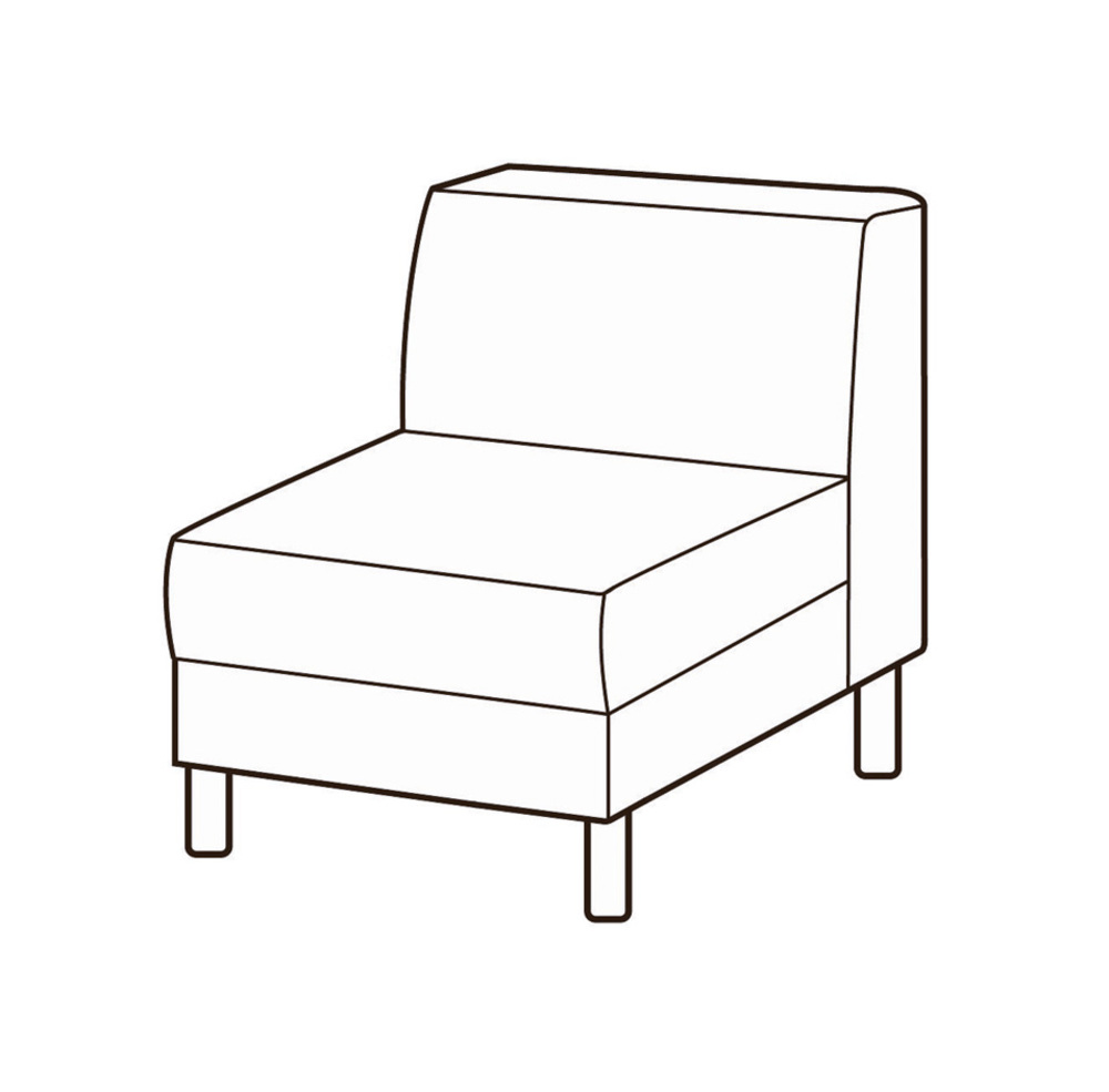 Модуль 1-местный без подлокотников Домино