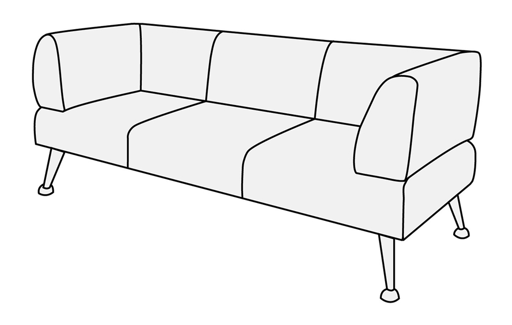 Диван 3-х местный Вейт