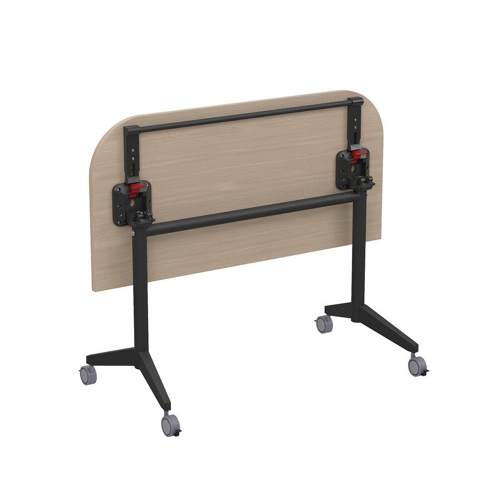 Складной радиусный стол-трансформер с фиксаторами