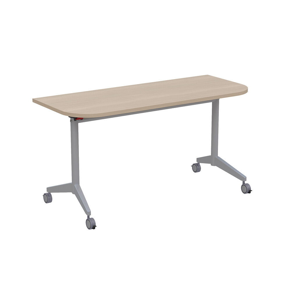 Складной радиусный стол-трансформер с фиксаторами