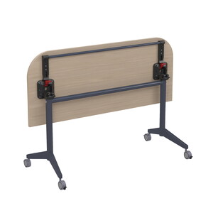 Складной радиусный стол-трансформер с фиксаторами