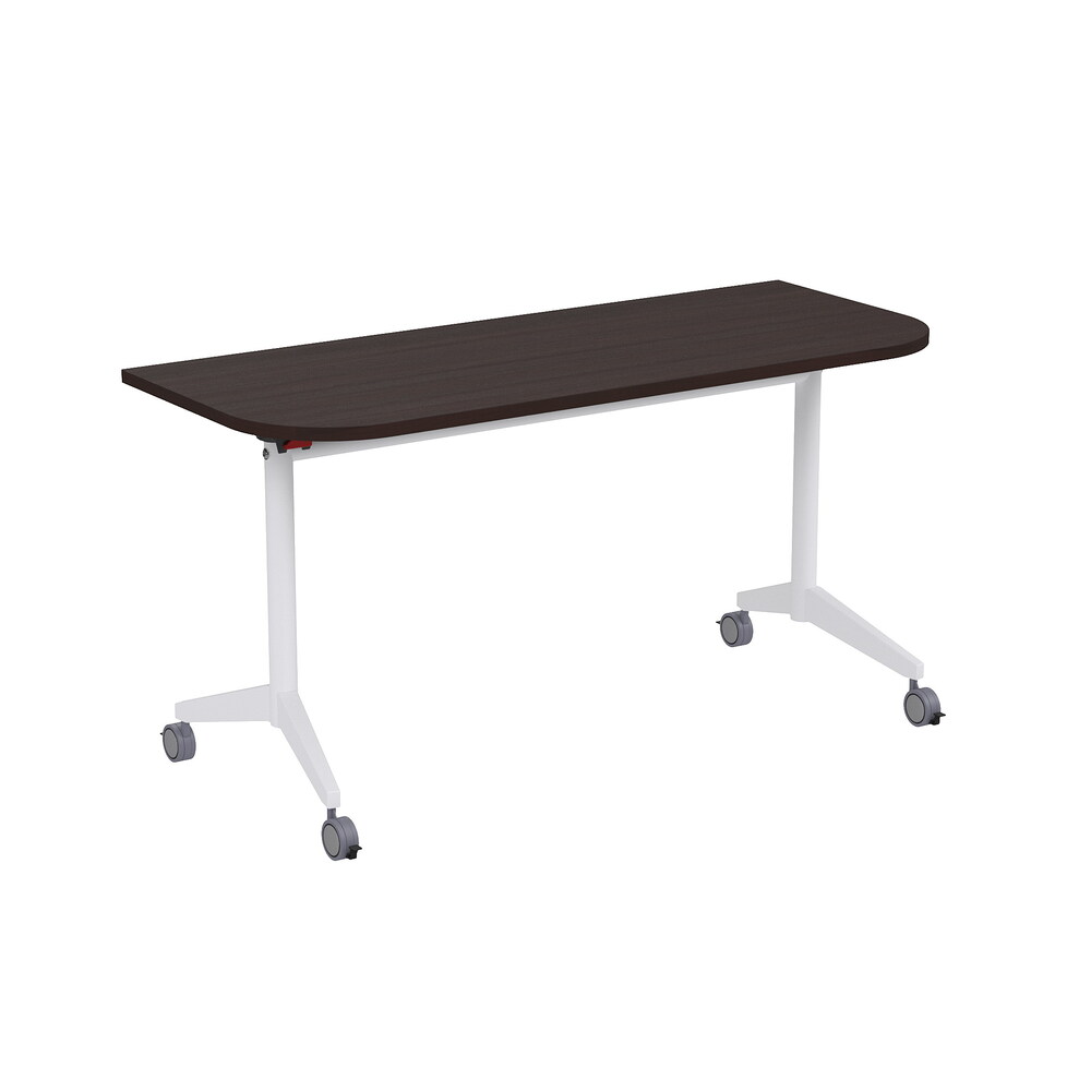 Складной радиусный стол-трансформер с фиксаторами