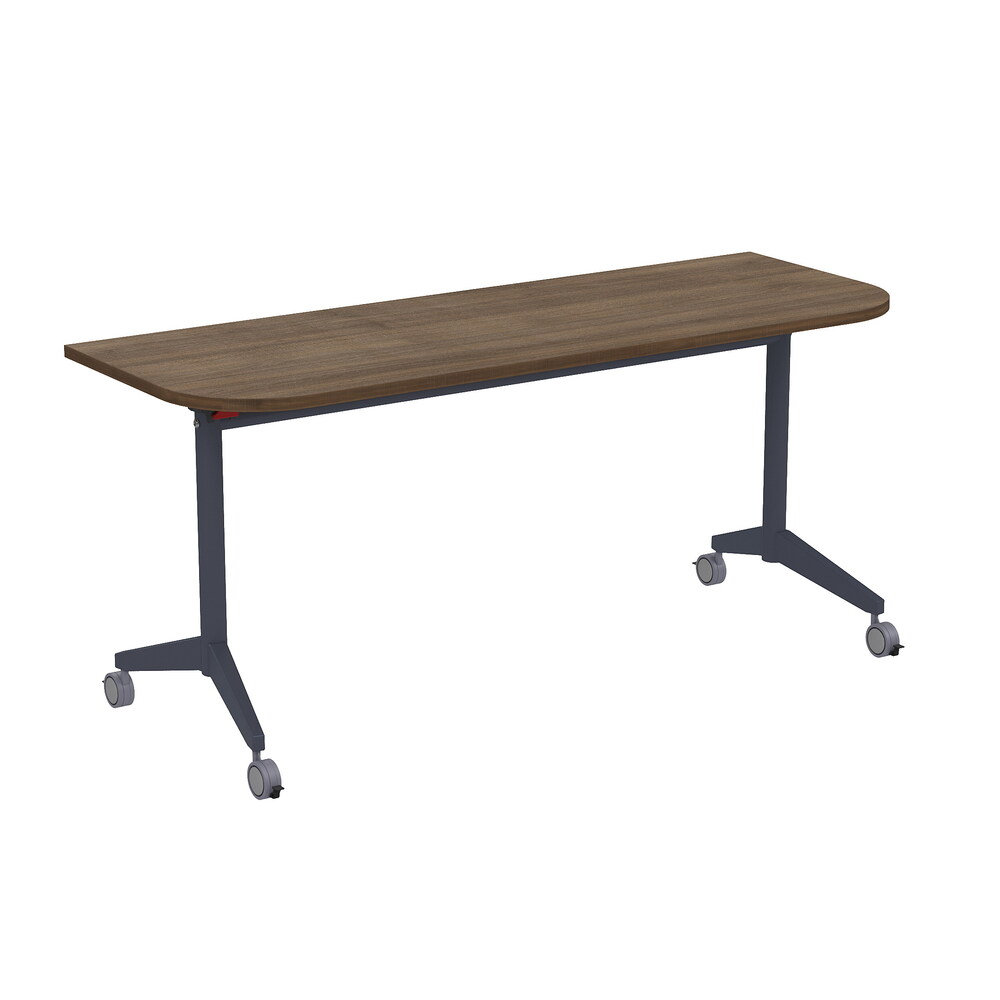 Складной радиусный стол-трансформер с фиксаторами