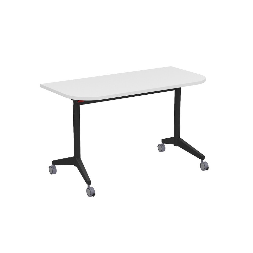 Складной радиусный стол-трансформер Simple с фиксаторами