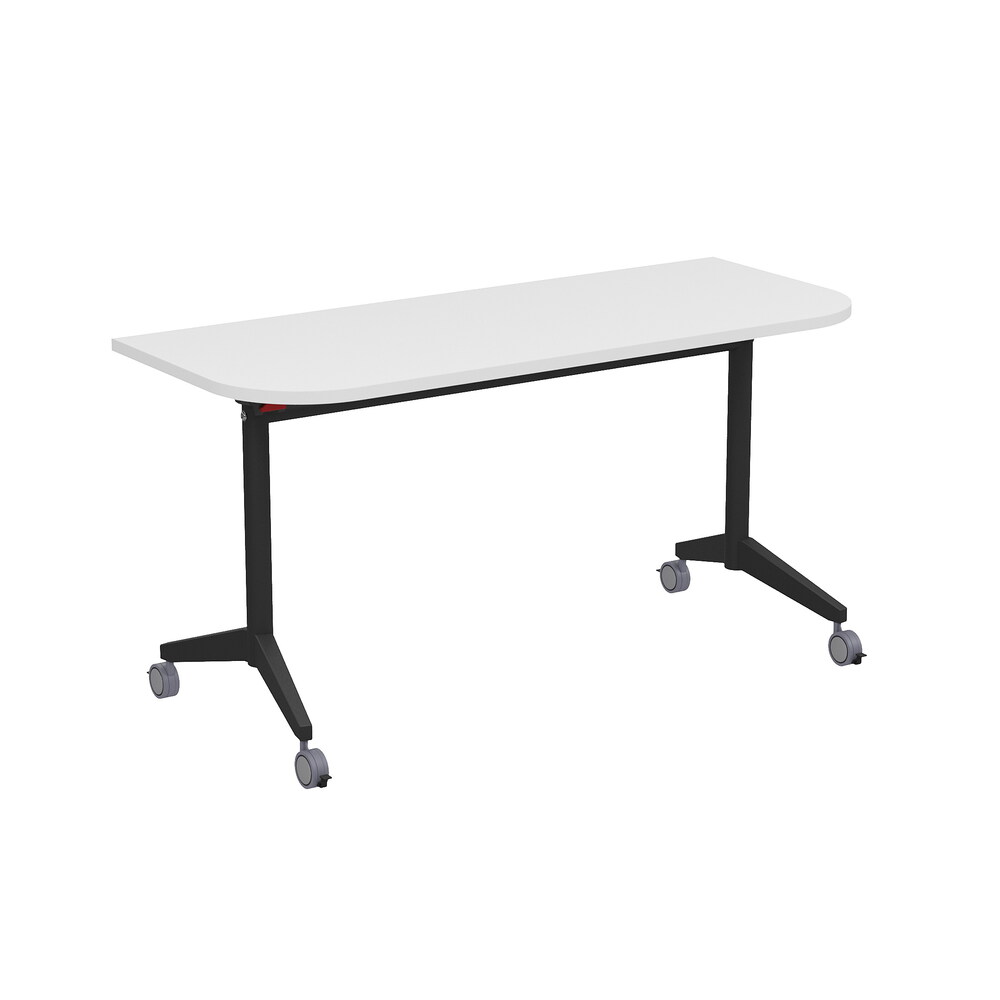 Складной радиусный стол-трансформер Simple с фиксаторами