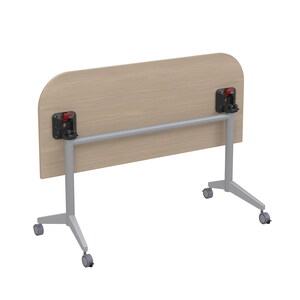 Складной радиусный стол-трансформер Simple с фиксаторами