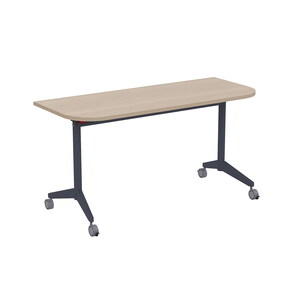 Складной радиусный стол-трансформер Simple с фиксаторами