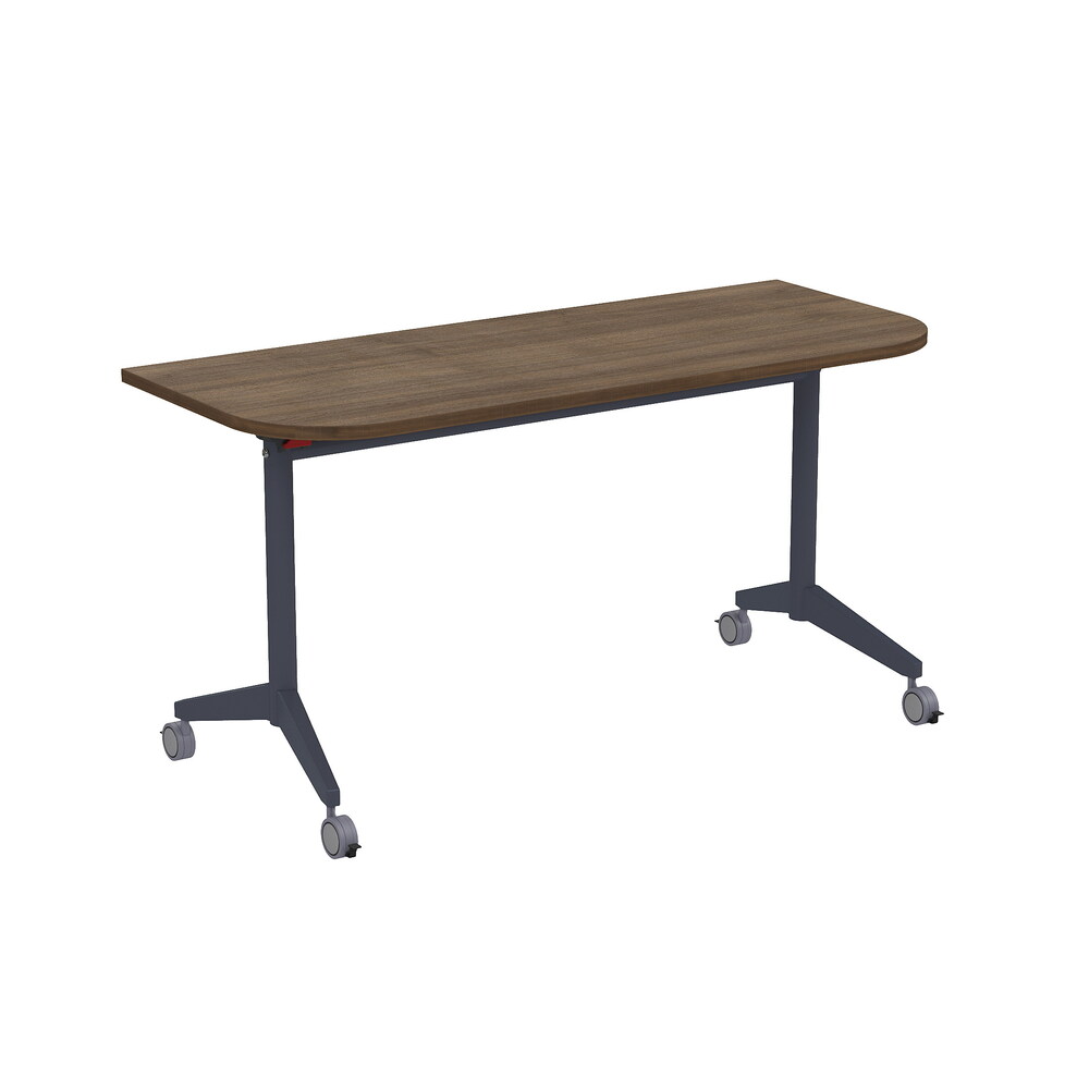 Складной радиусный стол-трансформер Simple с фиксаторами