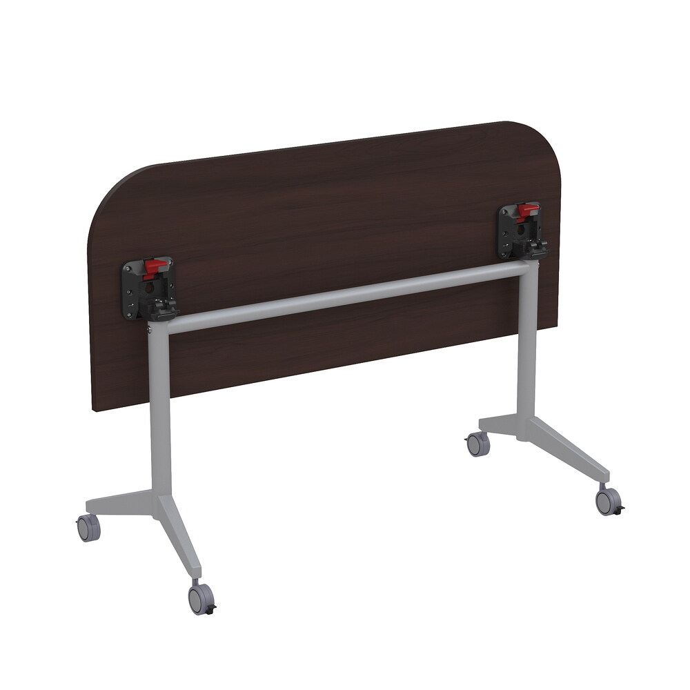 Складной радиусный стол-трансформер Simple с фиксаторами