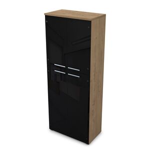 Шкаф высокий со стеклом