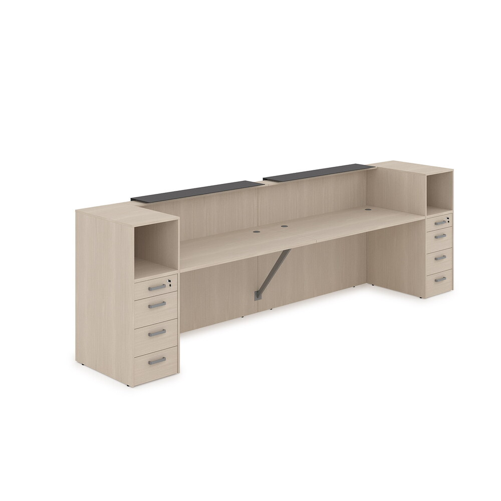 Комплект Ресепшн с фартуком HPL (с подсветкой)