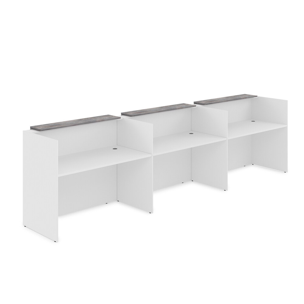 Комплект Ресепшн с фартуком ЛДСП (без подсветки)