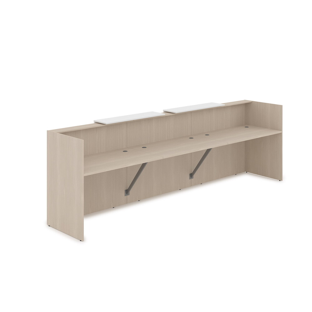 Комплект Ресепшн с фартуком ЛДСП (с подсветкой)