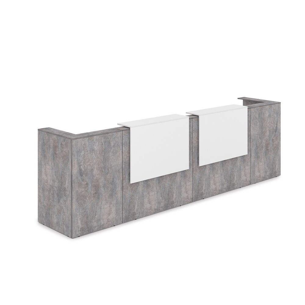 Комплект Ресепшн с фартуком ЛДСП (с подсветкой)