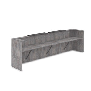 Комплект Ресепшн с фартуком ЛДСП (с подсветкой)