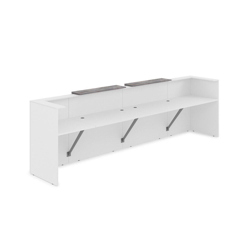 Комплект Ресепшн с фартуком ЛДСП (с подсветкой)