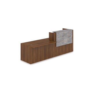 Комплект Ресепшн с фартуком ЛДСП (с подсветкой)