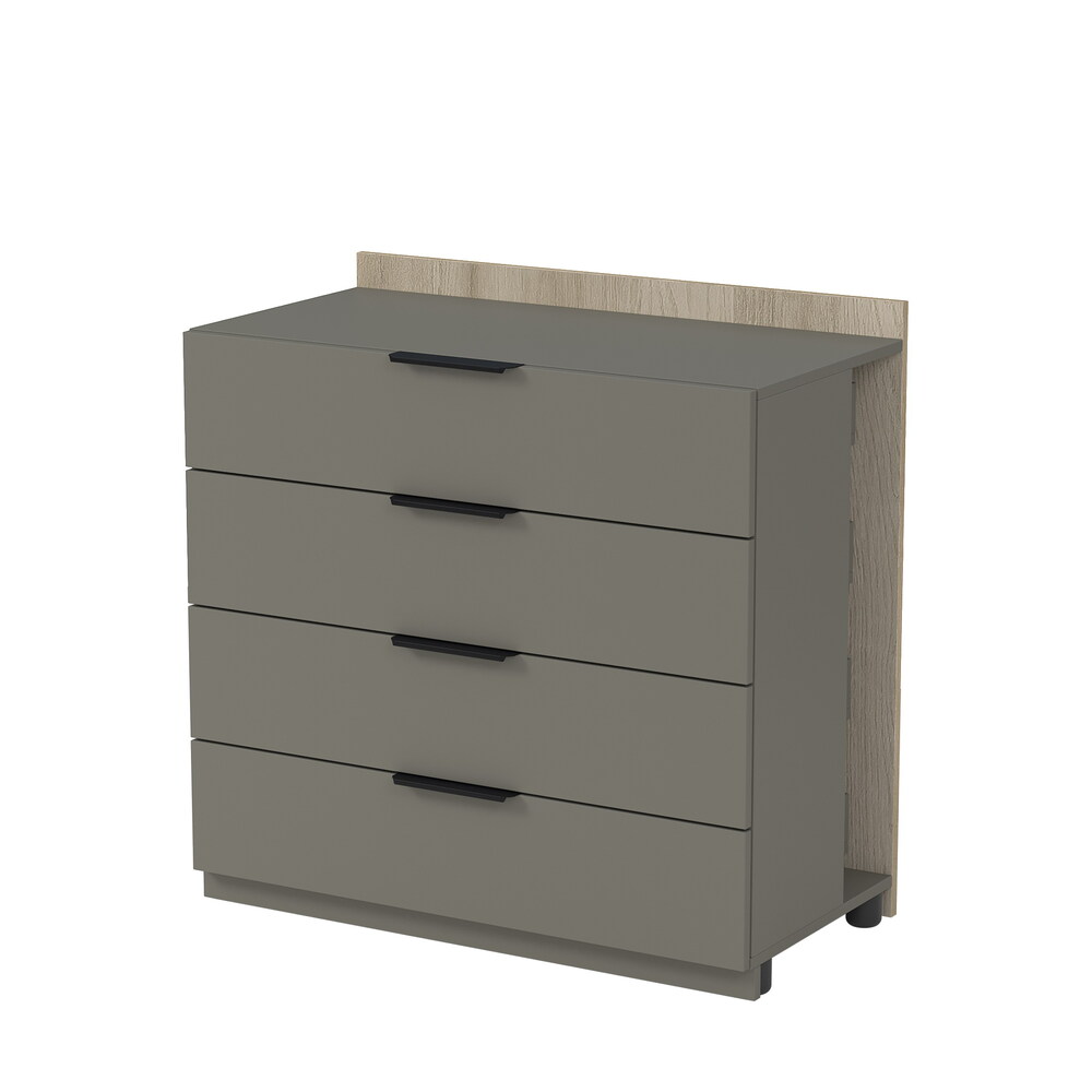 Модуль тумбы с ящиками, средний