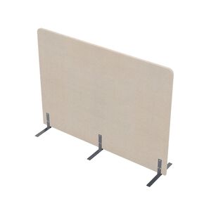 Акустическая мобильная перегородка на стационарных опорах