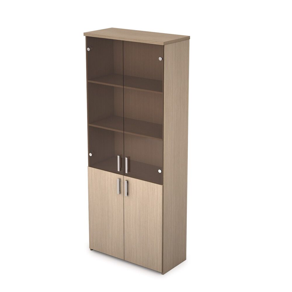 Шкаф для документов высокий со стеклом