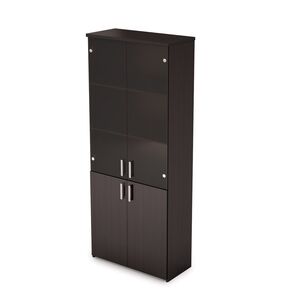 Шкаф для документов высокий со стеклом