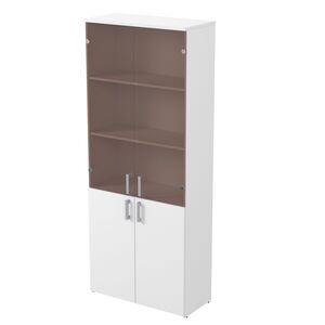 Шкаф для документов высокий со стеклом