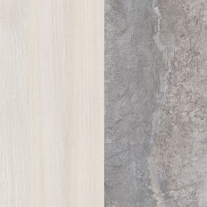 Дуб шамони светлый/basalt