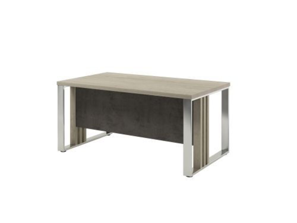 Стол руководителя прямой на металлических опорах