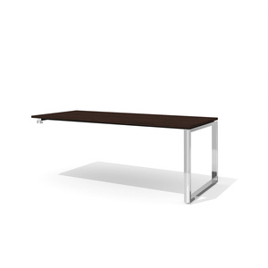 Стол руководителя с укороченной опорой под тумбу