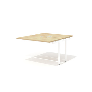 Промежуточный сдвоенный стол с люком на металлокаркасе