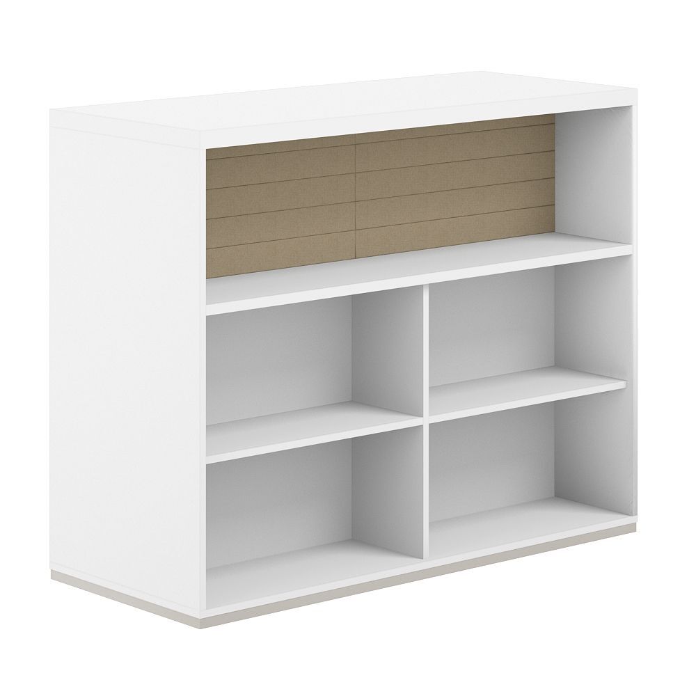 Стеллаж-комбо 2-стор. 1638 с топом, с экраном тканевым высоким