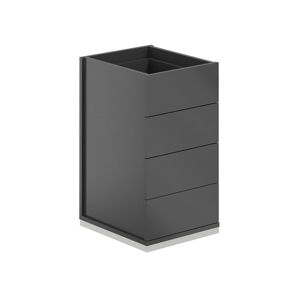 Тумба приставная 4 ящ. ЛДСП, без топа