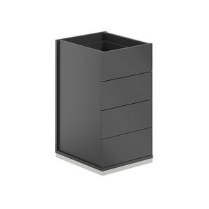 Тумба приставная 4 ящ. ЛДСП, без топа