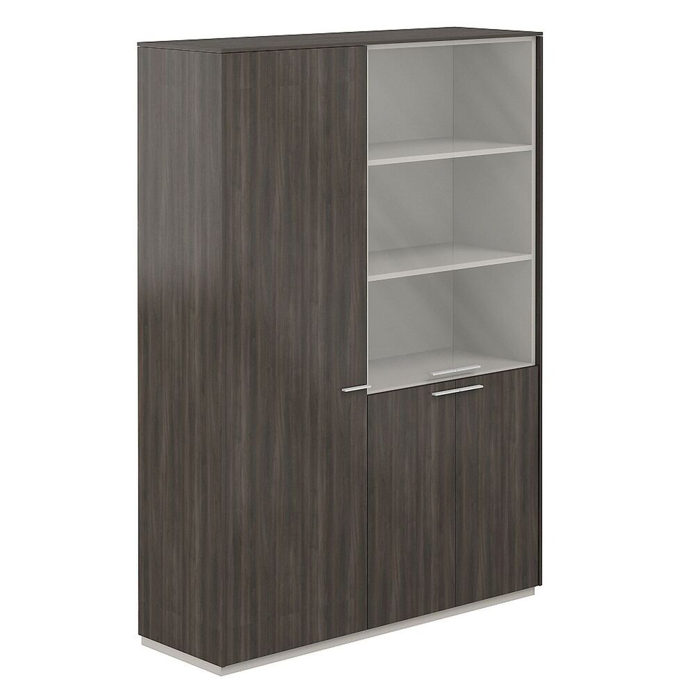 Шкаф для одежды 600 + Шкаф высокий 800 со стеклом прозрачным