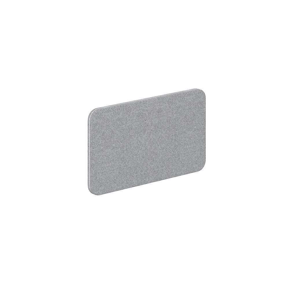 Экран боковой с алюминиевым кантом  (для стола гл.700)