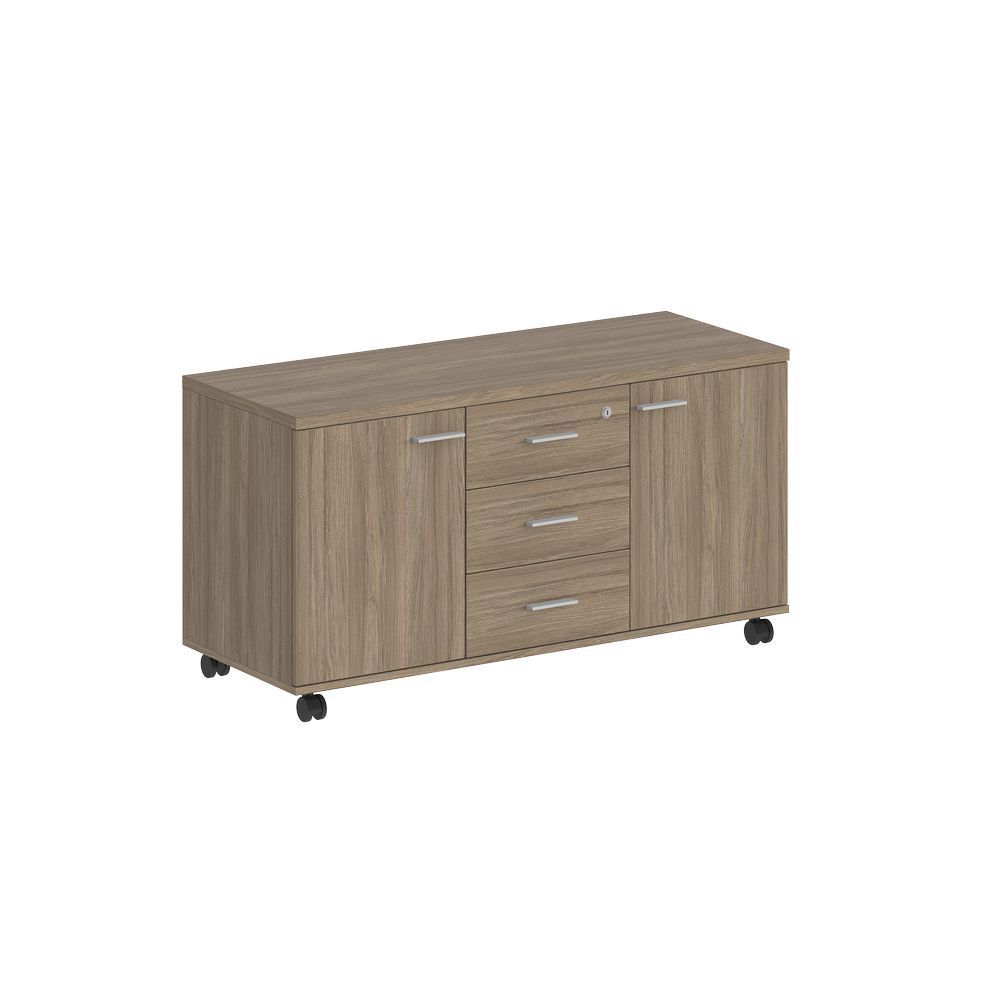 Тумба сервисная с 3 ящ., с замком, 2 фасадами