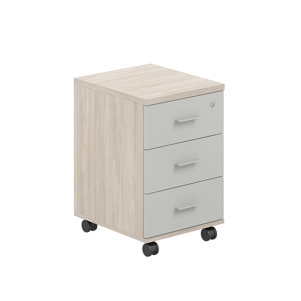 Тумба мобильная с 3 ящ., с замком