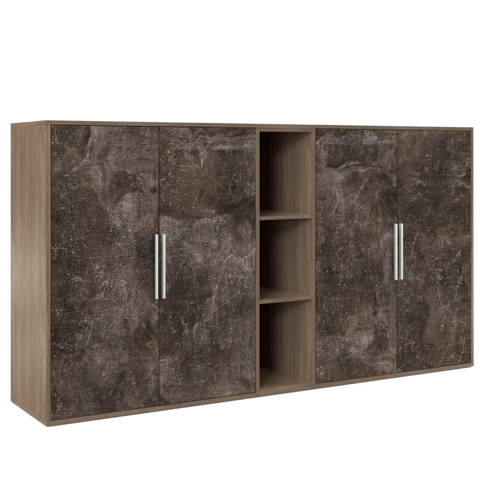 Шкаф средний 4 створки, с нишей