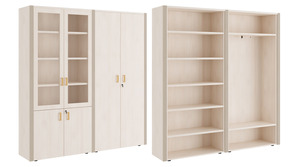 Шкаф для бумаг с гардеробом