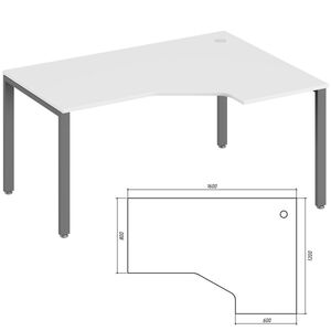 Эргономичный стол правый