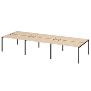 Бенч двойной на 6 рабочих мест