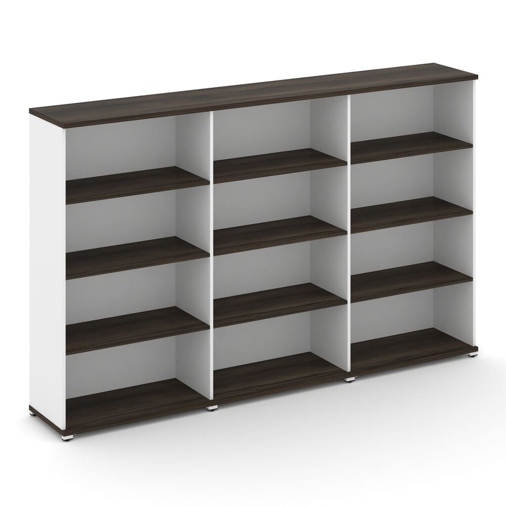 Стеллаж три широкие секции, 4 ниши