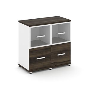 Шкаф две узкие секции, 2 ниши