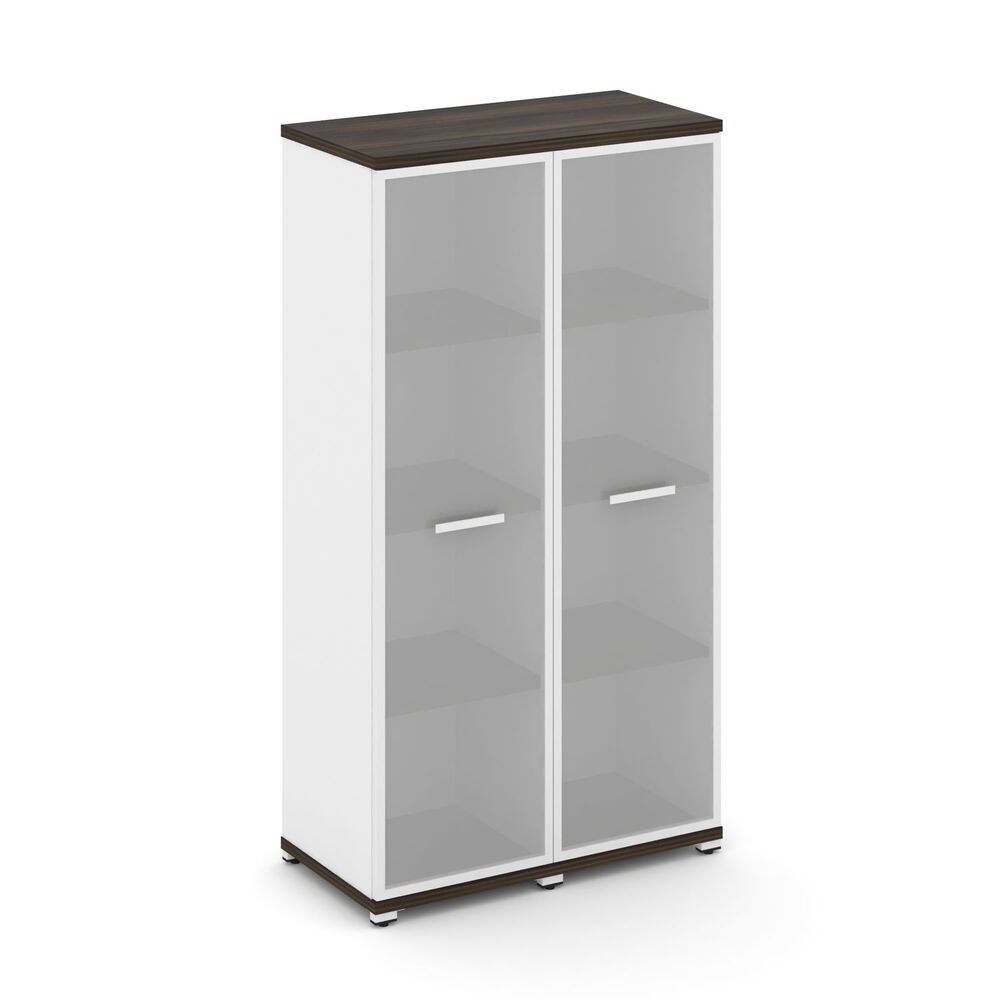 Шкаф две узкие секции, 4 ниши