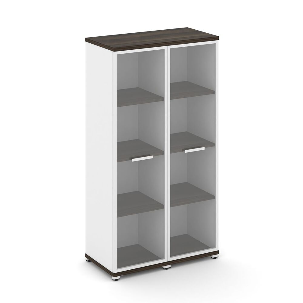 Шкаф две узкие секции, 4 ниши