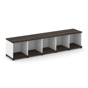 Стеллаж пять узких секций, 1 ниша