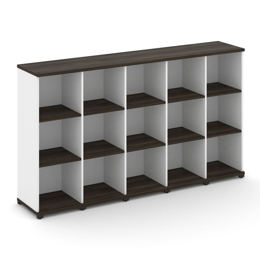 Стеллаж пять узких секций, 3 ниши