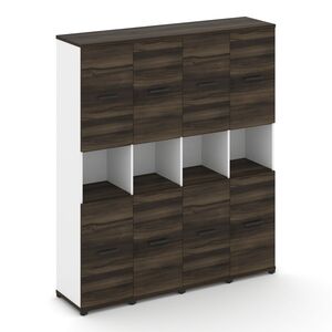 Шкаф четыре узкие секции, 5 ниш