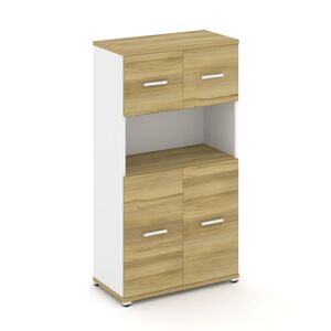 Шкаф одна широкая секция, 4 ниши