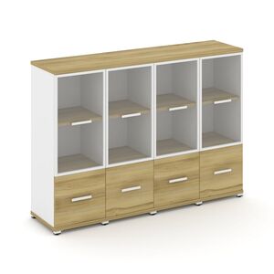 Шкаф четыре узкие секции, 3 ниши